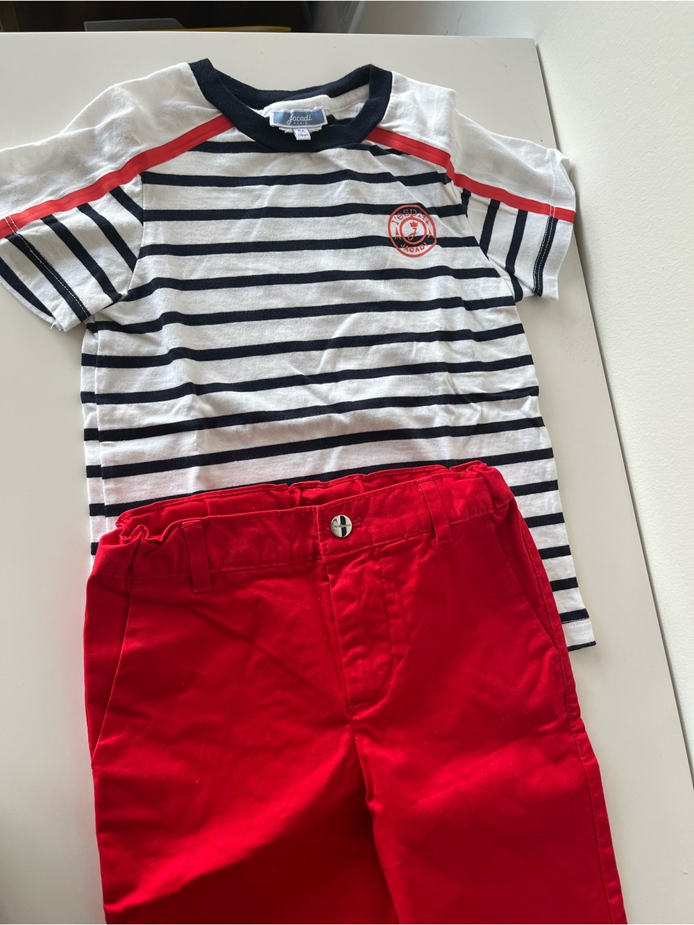 Jacadi boy’s t-shirt and shorts set